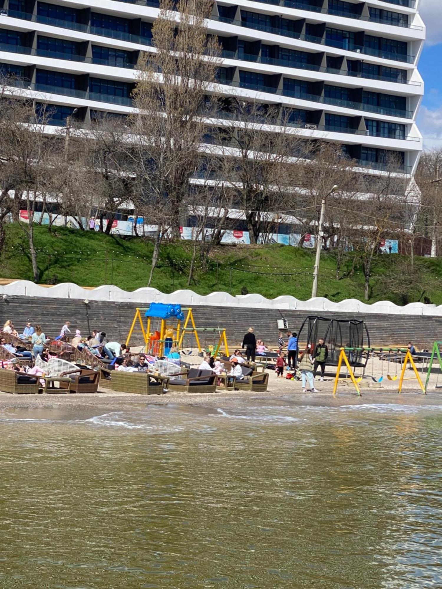Одесса Калипсо У Моря На Пляже-Однокомнатные Апартаменты 24 Метра Kültér fotó